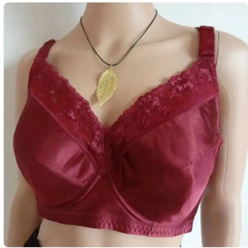 Cotton Bra Everyday - Biustonosze plus size, koronkowe, pełne, cienkie