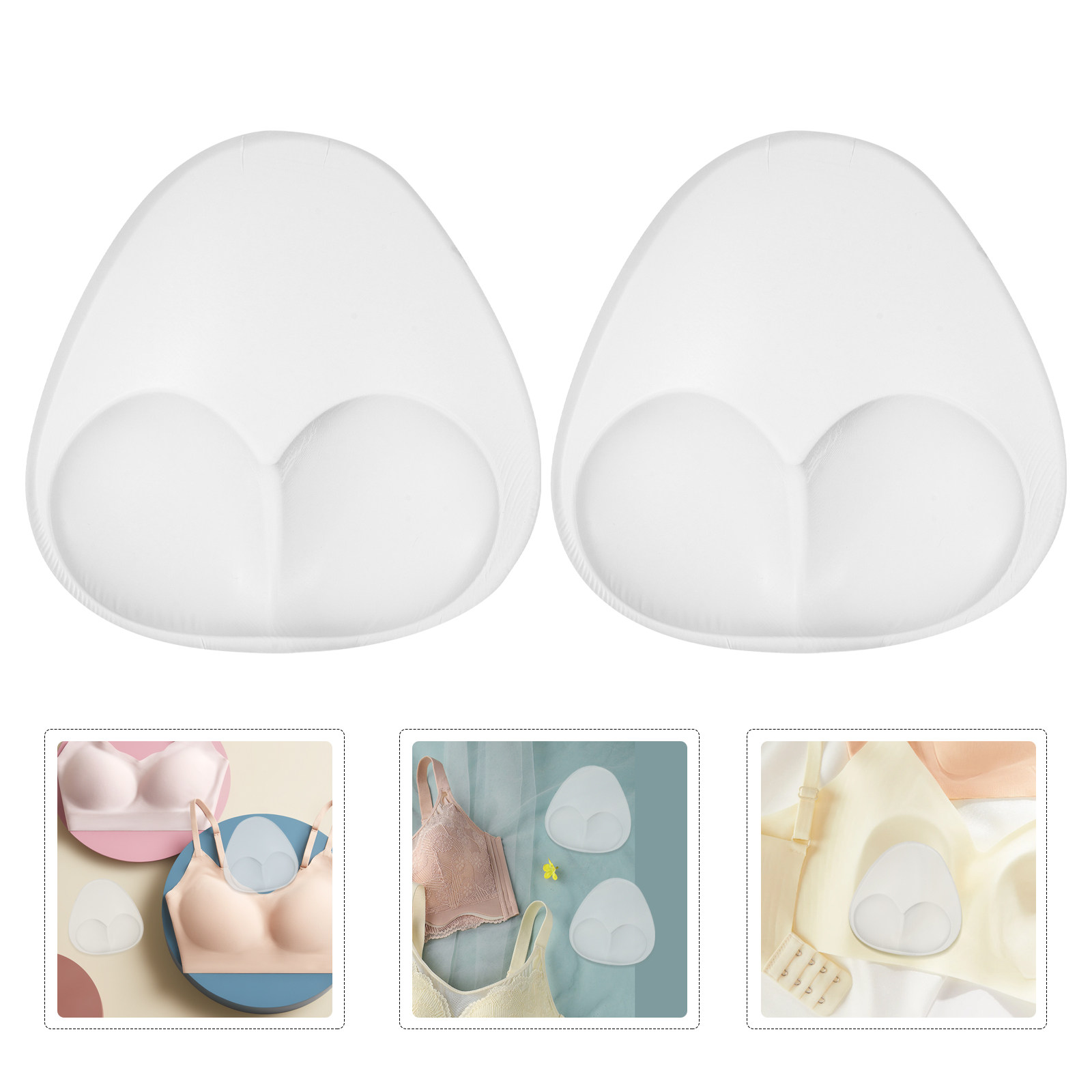 Push Up Bra Silicone - 1 para niewidocznych silikonowych wkładek do