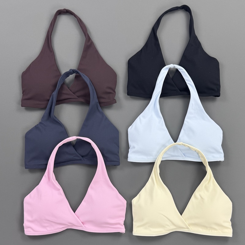 Sports Bra Racerback - Damski top sportowy z wiązaniem na