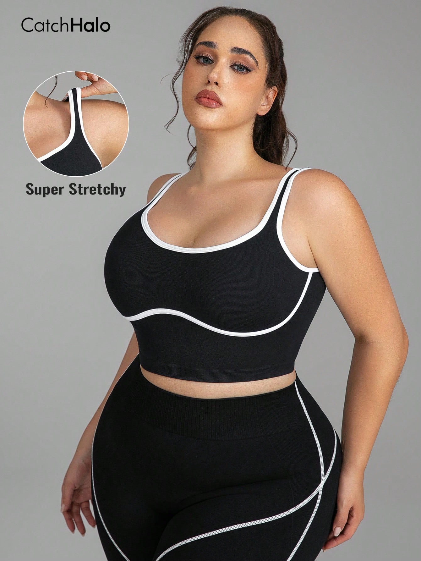 Damski bezszwowy bralet plus s – Sports Bra Racerback recenzja i cena